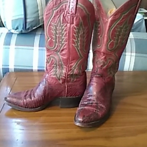 LARRY MAHAN SNAKE BOOTS. 8 - Picture 3 of 7